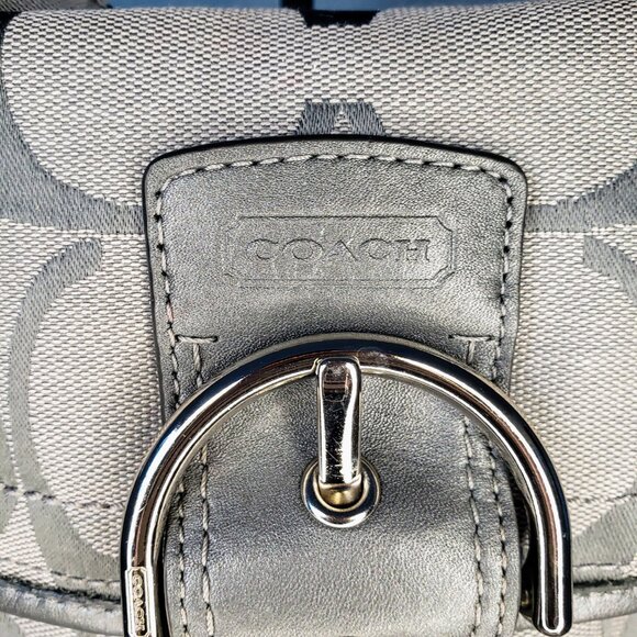 Gray Coach Women's Shoulder Bag - Picture 5 of 15